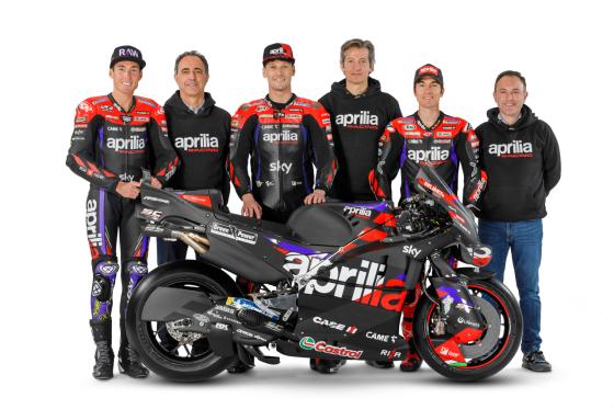 Aprilia presents 2024 MotoGP race bike and team Aprilia presents 2024 MotoGP race bike and team image