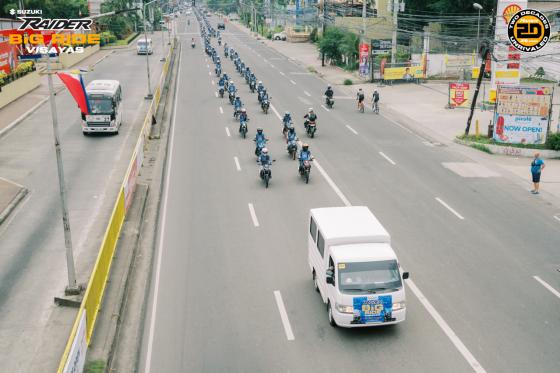 Suzuki Raider Big Ride Visayas draws 784 riders, doubled as charity ride Suzuki Raider Big Ride Visayas draws 784 riders, doubled as charity ride image
