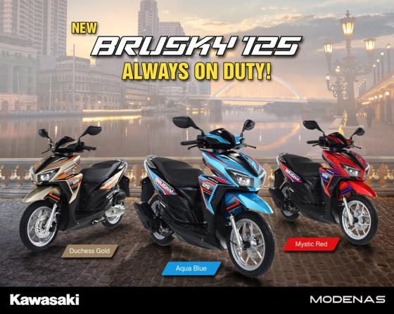 Kawasaki introduces the Brusky 125 scooter, SRP: PHP 75K Kawasaki introduces the Brusky 125 scooter, SRP: PHP 75K image