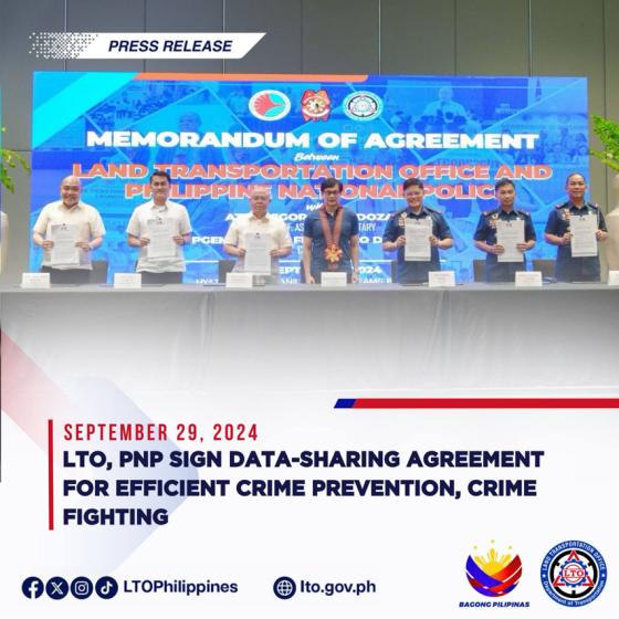 LTO, PNP signs data-sharing MOA LTO, PNP signs data-sharing MOA image