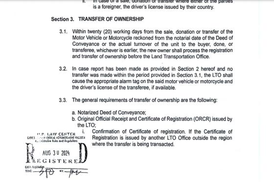 Up to PHP40K penalty if you don't transfer MC registration - LTO Up to PHP40K penalty if you don't transfer MC registration - LTO image
