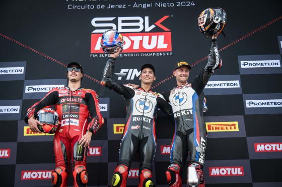 BMW rider takes WSBK championship trophy from Ducati BMW rider takes WSBK championship trophy from Ducati image