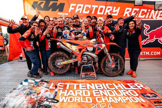 KTM and Mani Lettenbichler are 2024 FIM Hard Enduro champions KTM and Mani Lettenbichler are 2024 FIM Hard Enduro champions image