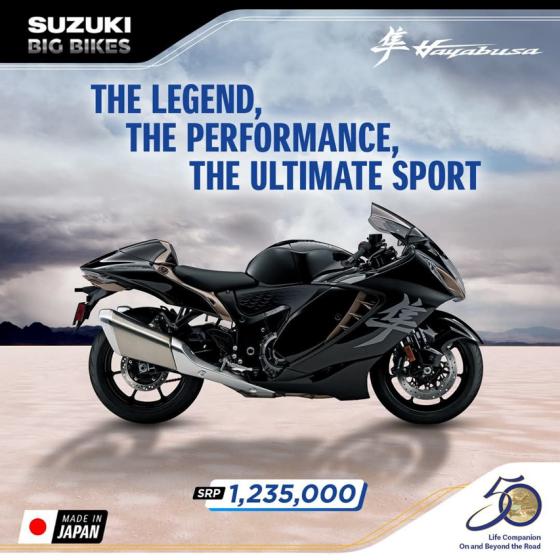 You can now reserve your 2025 MY Suzuki Hayabusa, SRP: PHP 1.235M You can now reserve your 2025 MY Suzuki Hayabusa, SRP: PHP 1.235M image