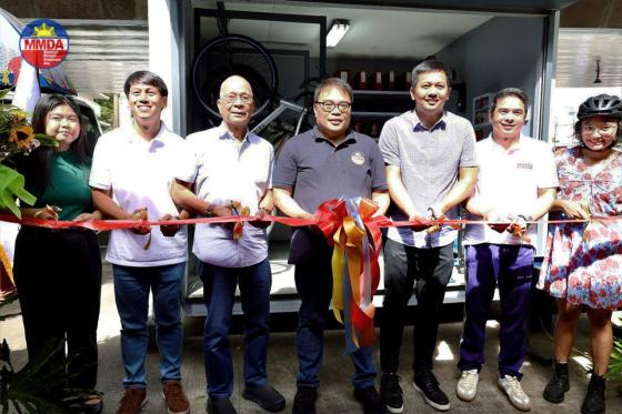 MMDA opens motorcycle and bicycle repair station in EDSA-Q. Ave MMDA opens motorcycle and bicycle repair station in EDSA-Q. Ave image