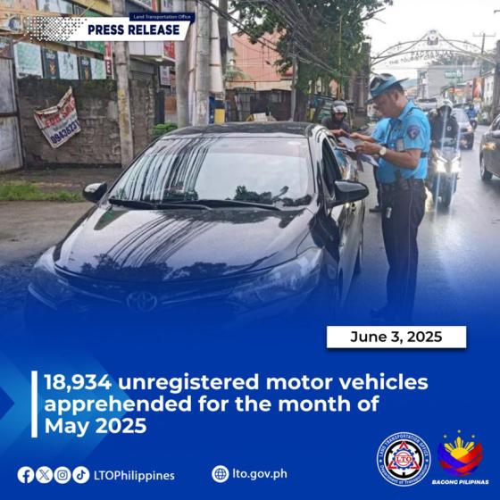 Motorcycles No. 1 unregistered vehicle in LTO’s May ops Motorcycles No. 1 unregistered vehicle in LTO’s May ops image