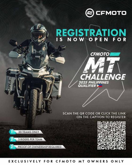 CFMOTO PH announces ‘MT Challenge’, champions will be sent to Australia CFMOTO PH announces ‘MT Challenge’, champions will be sent to Australia image