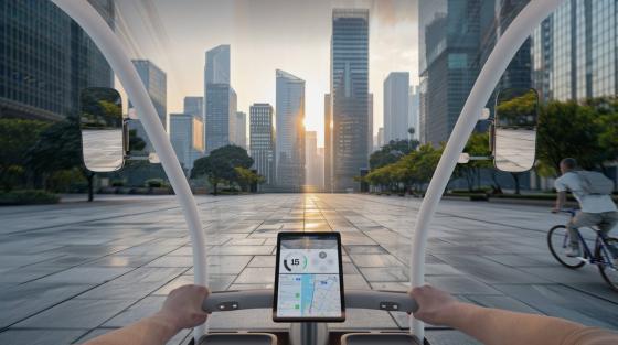 Honda unveils Fastport eQuad ‘last mile’ delivery solution Honda unveils Fastport eQuad ‘last mile’ delivery solution image