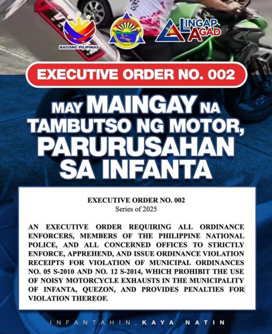 Anti-loud pipe ban spreads, other LGUs follow Manila’s lead Anti-loud pipe ban spreads, other LGUs follow Manila’s lead image