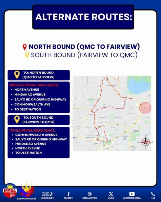 Rerouting plan for PBBM’s 2025 SONA announced by MMDA Rerouting plan for PBBM’s 2025 SONA announced by MMDA image