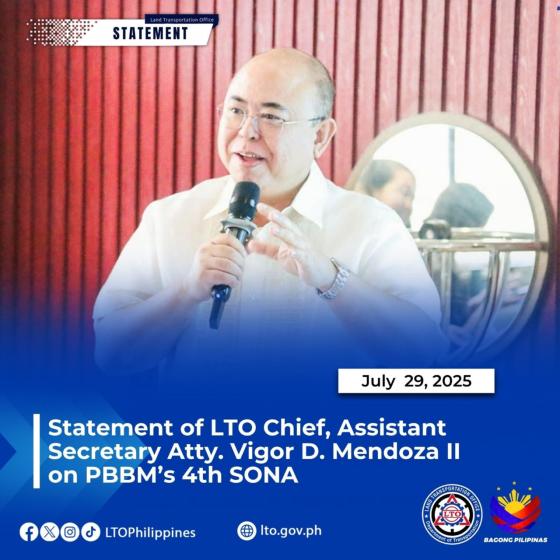 PBBM recognized LTO’s plate backlog resolution in SONA PBBM recognized LTO’s plate backlog resolution in SONA image