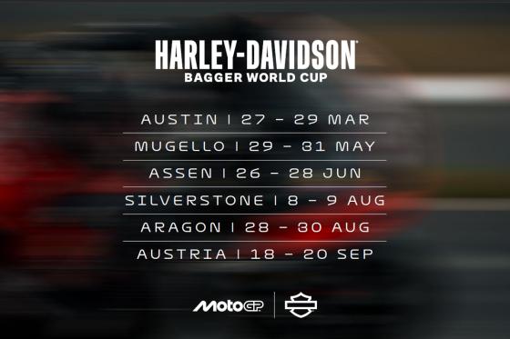 Harley-Davidson and MotoGP announce Bagger World Cup dates Harley-Davidson and MotoGP announce Bagger World Cup dates image