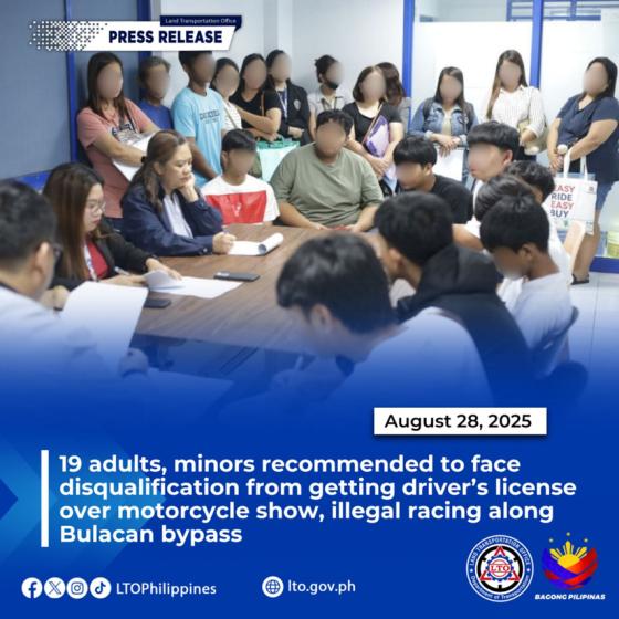 LTO slaps lifetime driver’s license ban on Bulacan ‘drag racers’ LTO slaps lifetime driver’s license ban on Bulacan ‘drag racers’ image