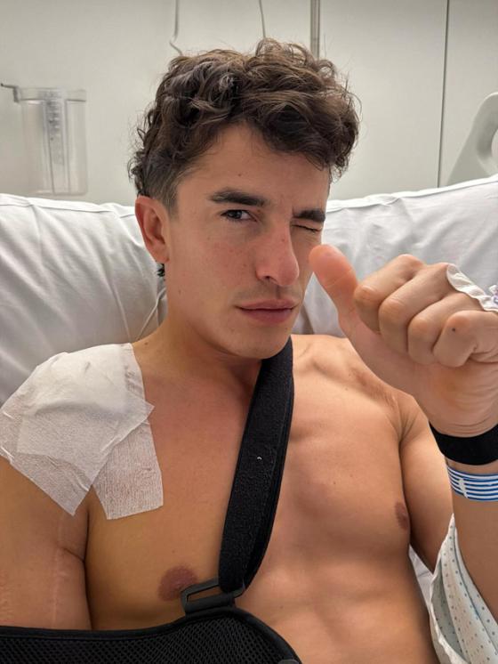 Marc Márquez out at the 2025 MotoGP season due to injury Marc Márquez out at the 2025 MotoGP season due to injury image