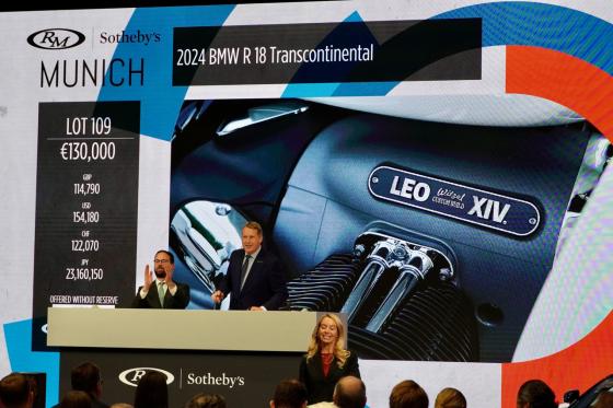 BMW R 18 signed by Pope Leo XIV auctioned off for PHP 8.9M BMW R 18 signed by Pope Leo XIV auctioned off for PHP 8.9M image