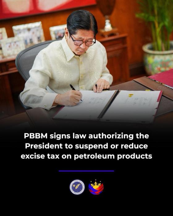 PBBM may now cut/suspend fuel excise tax, but only 3 months at a time PBBM may now cut/suspend fuel excise tax, but only 3 months at a time image