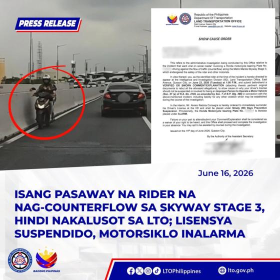 2 years after fatal crash, scooter rider counterflows on Skyway Stage 3 2 years after fatal crash, scooter rider counterflows on Skyway Stage 3 image