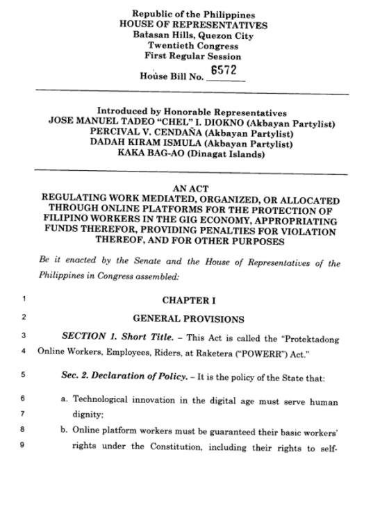 Solons seek SSS, PhilHealth, Pag-IBIG, and employee benefits for app-based riders Solons seek SSS, PhilHealth, Pag-IBIG, and employee benefits for app-based riders image