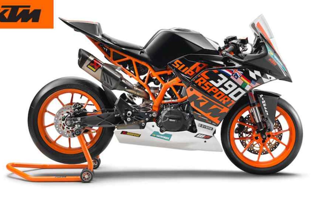 KTM's new 2018 RC 390 R is ready to win