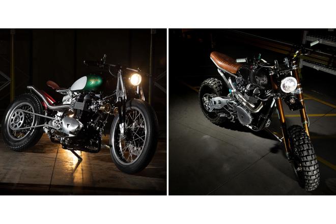 Triumph reveals limited 2019 Thruxton TFC and Rocket III TFC concept image