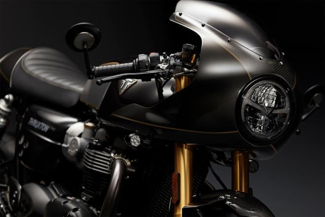 Triumph reveals limited 2019 Thruxton TFC and Rocket III TFC concept image