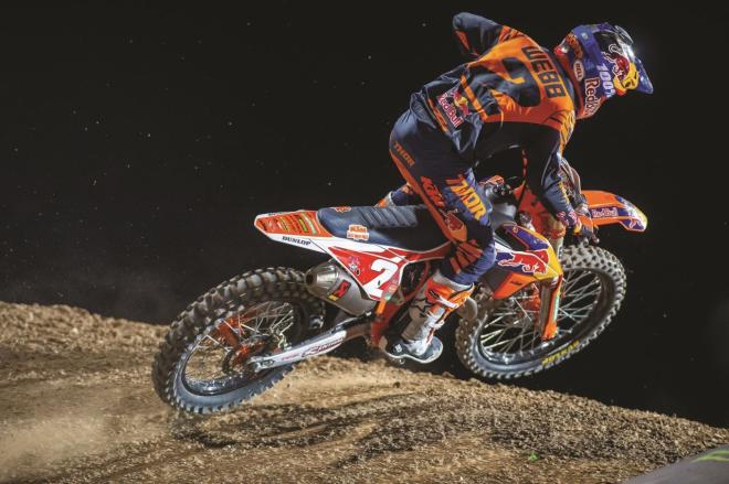 Webb wins KTM