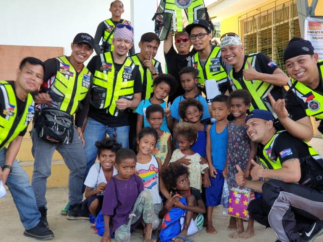 Balik-eskwela charity rides done by various Suzuki Motorcycle Clubs image