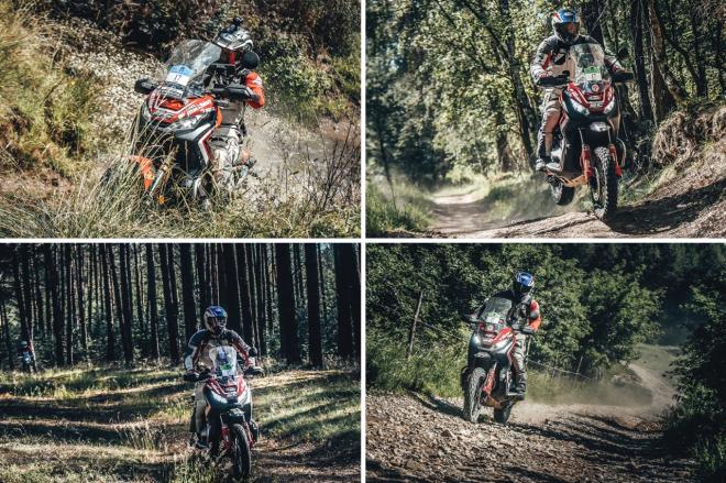 Renato Zocchi wins Gibraltar on a Honda X-ADV scooter, beating the KTM enduros image