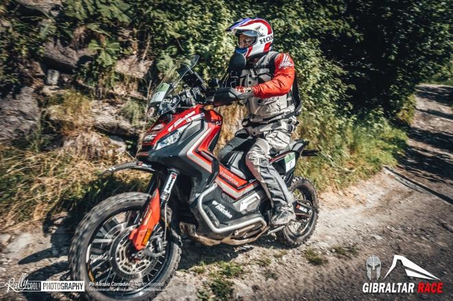 Renato Zocchi wins Gibraltar on a Honda X-ADV scooter, beating the KTM enduros image
