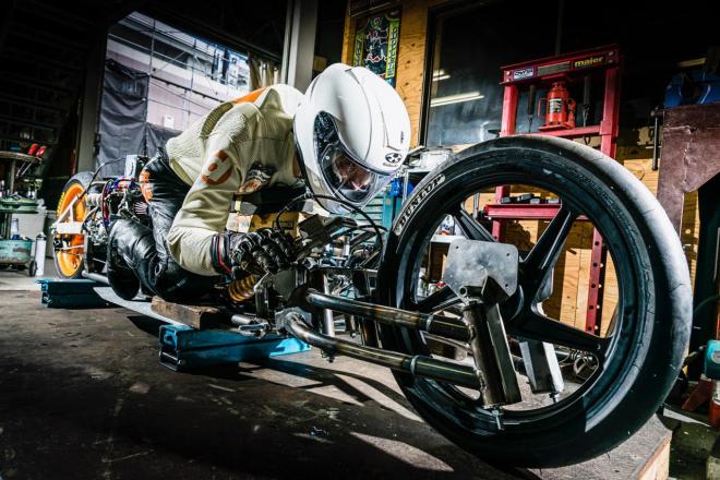 Japanese team builds crazy “Super Super Cubs” for the Bonneville Speed Trials image