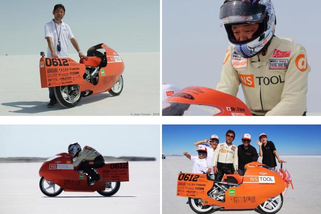 Japanese team builds crazy “Super Super Cubs” for the Bonneville Speed Trials image