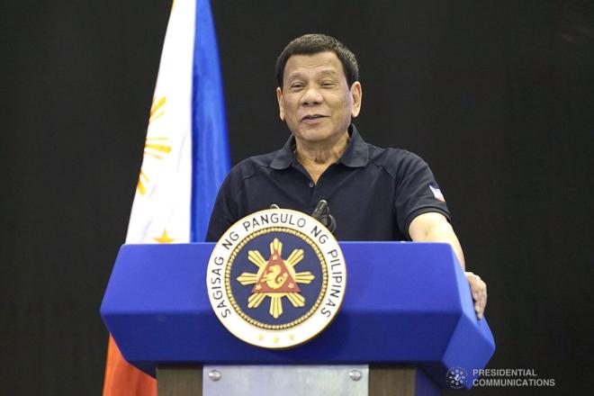 Duterte riding again after motorcycle accident image