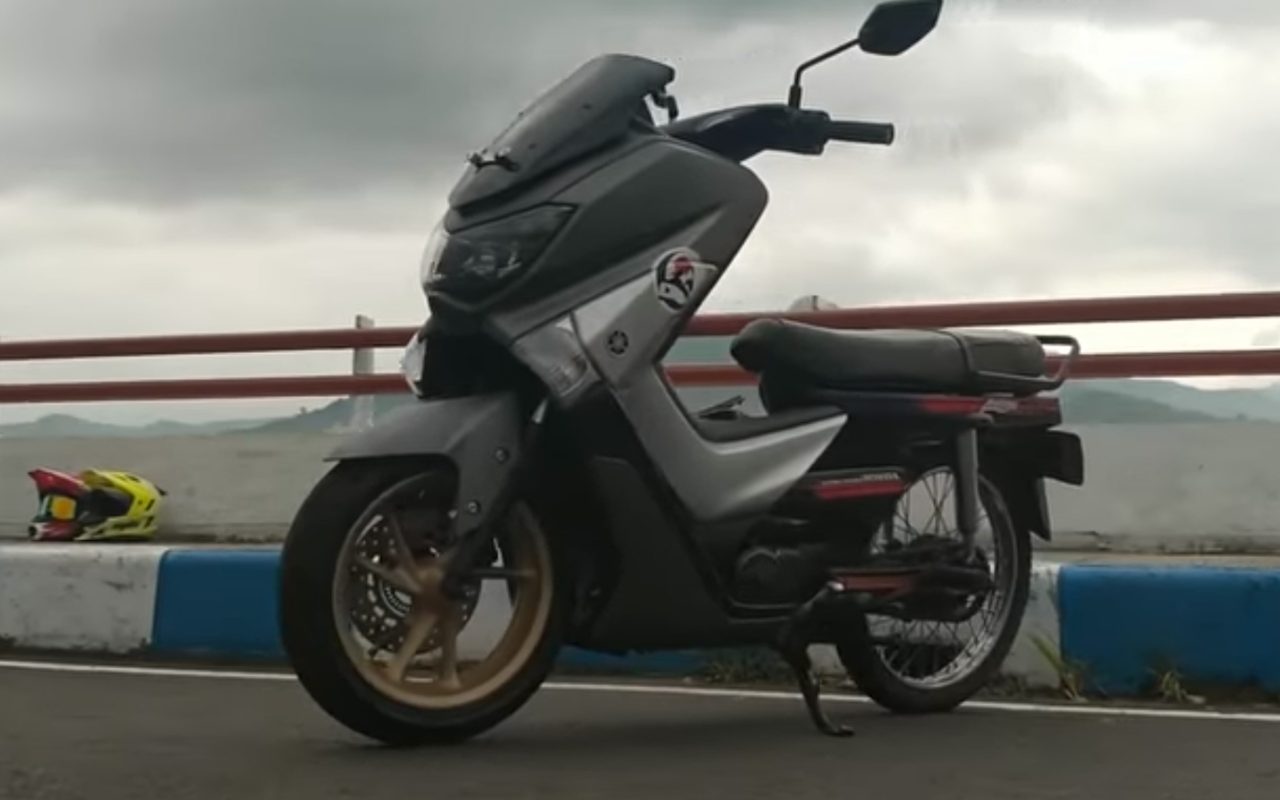 Watch: Half Yamaha Nmax, half Honda Dream bike build