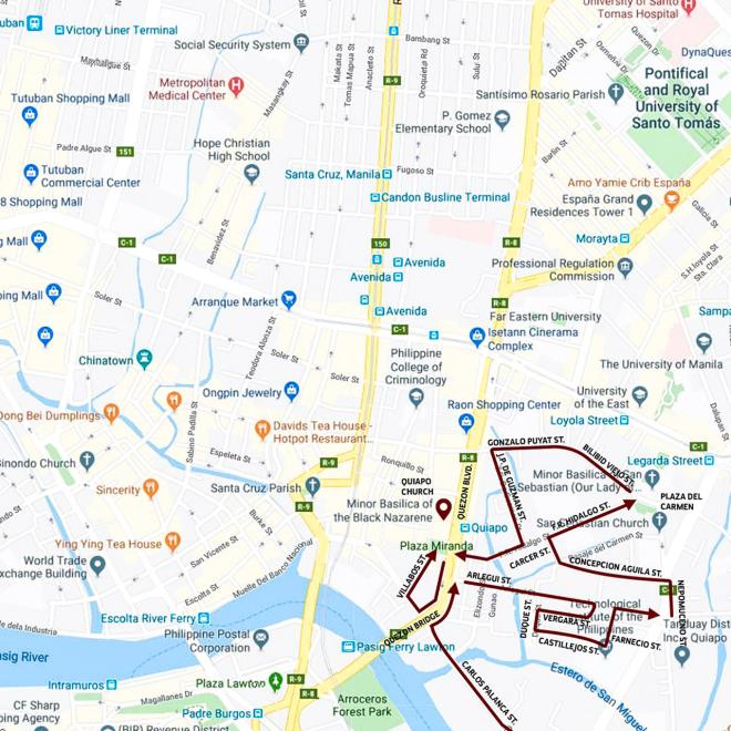 Avoid these roads for the 2020 Black Nazarene Traslacion image
