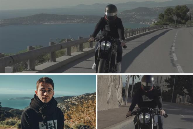 Young Ferrari F1 star Charles Leclerc gets his own custom café racer image