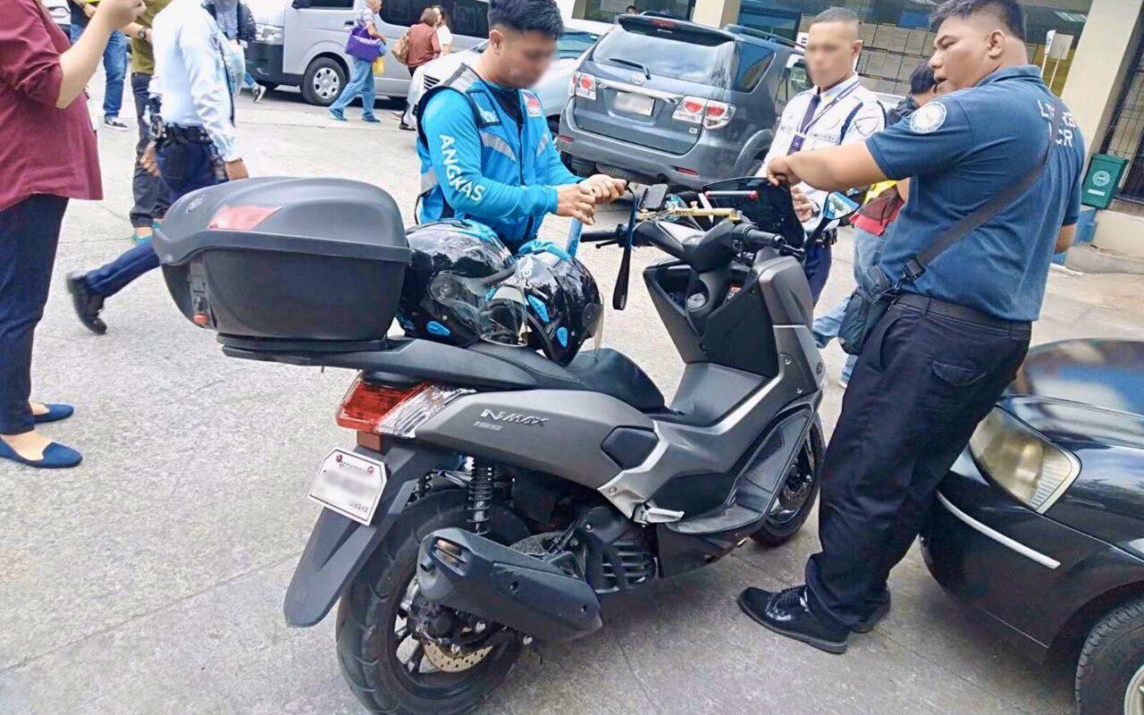 Colorum Angkas and other motorcycle taxi app riders apprehended
