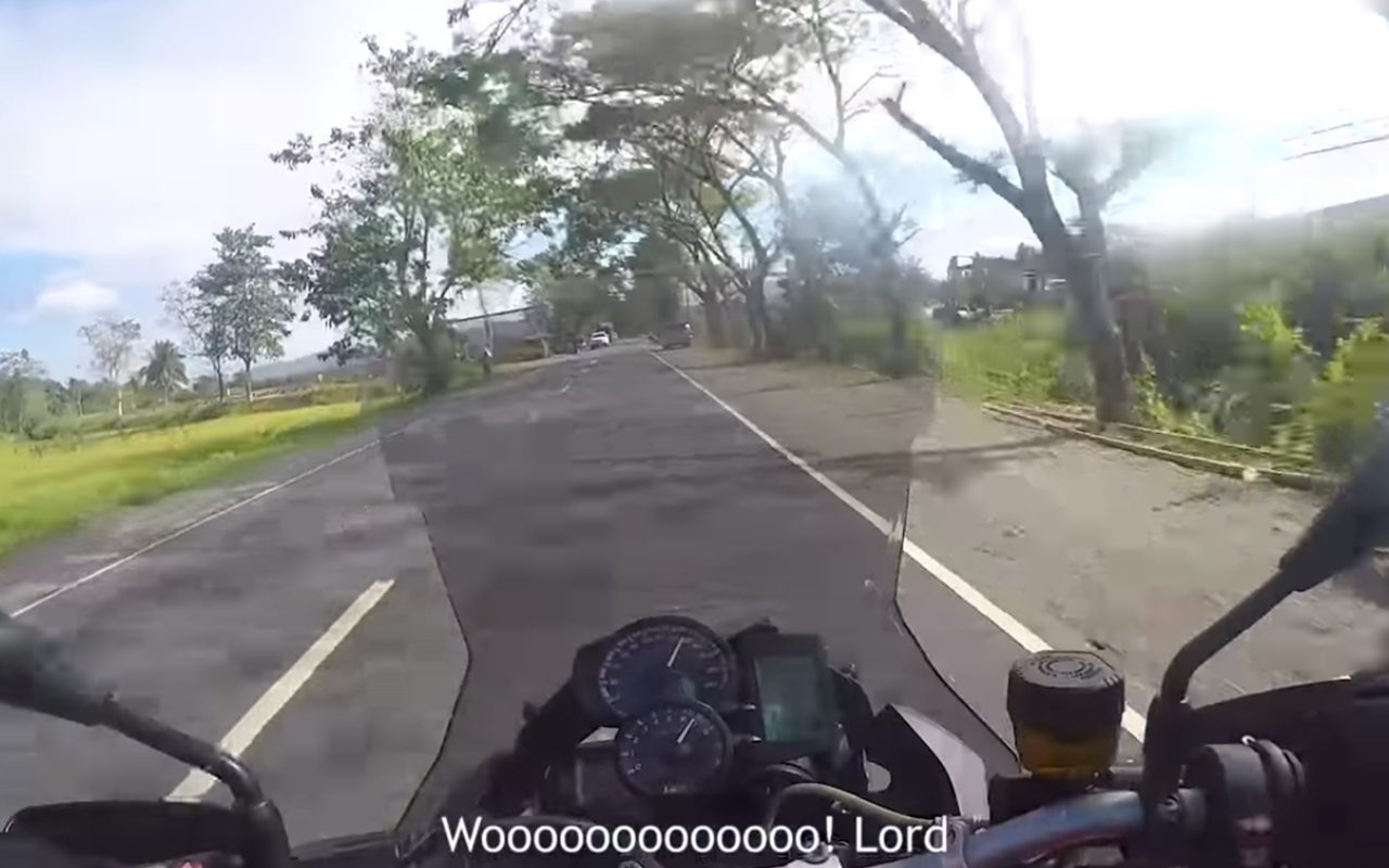 LTO shares video of motovlogger caught speeding