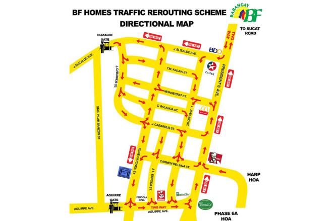 BF Homes Paranaque to implement new traffic scheme image