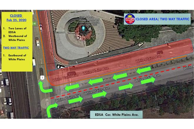 MMDA shows rerouting plan for 2020 People Power celebrations image