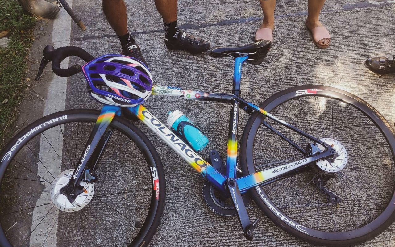 Cyclist forgives rider who destroyed PhP500k bicycle