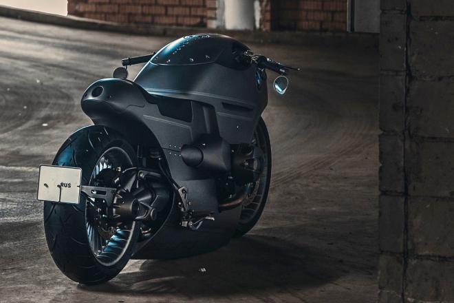 This custom Russian R NineT is a fighter jet for the road image