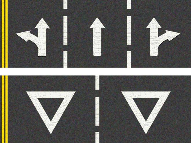 Double yellow vs dashed line: Know the road markings image