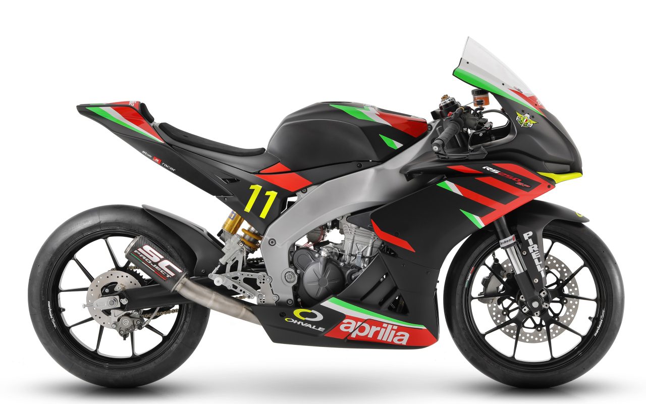 Aprilia has a new 105-kg 250cc sport bike, but…