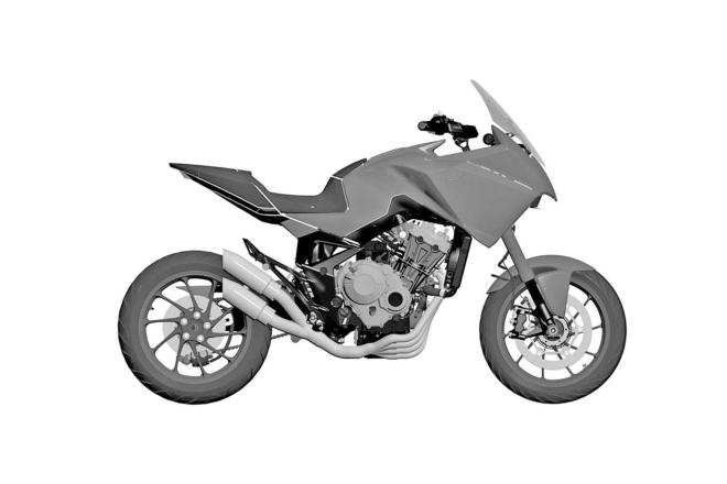 Honda working on 650cc 4-cylinder adventure bike image