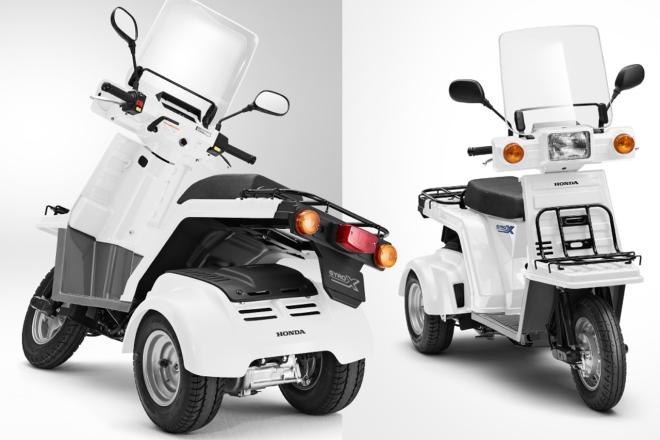 Piaggio files patent for three-wheeler with leaning rear wheels image