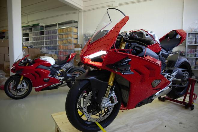 Lego builds 1:1 scale Ducati Panigale V4 R image