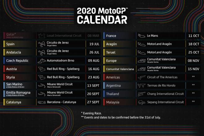 MotoGP starts racing again on July 19 image