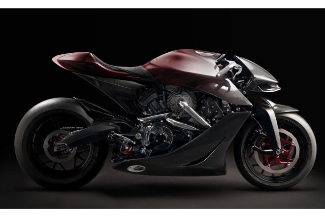 Watch: Aston Martin and Brough Superior test AMB 001 on track image
