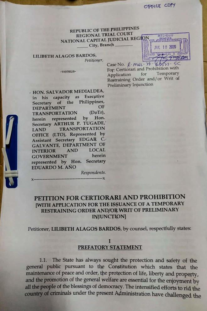 Another case filed against Doble Plaka Law image