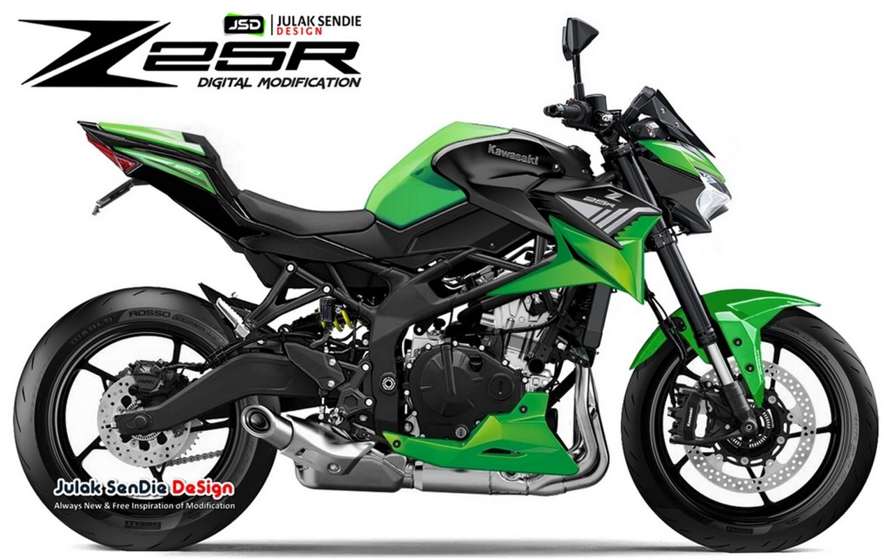Indonesian designer imagines what naked ZX-25R could look like